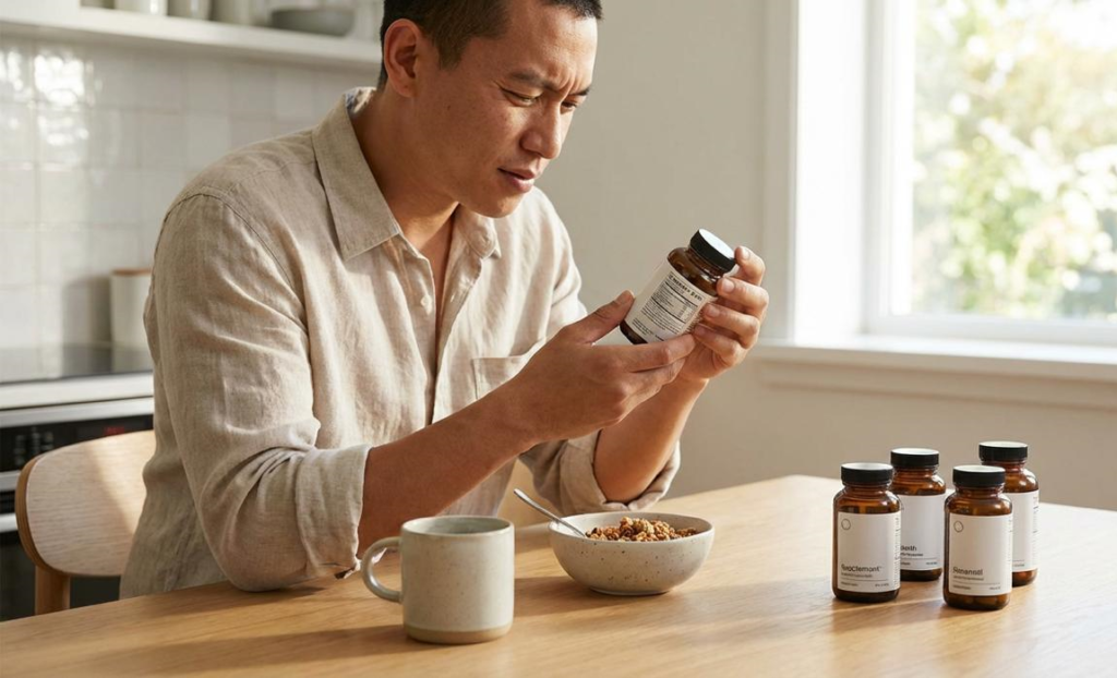 reading supplement label carefully